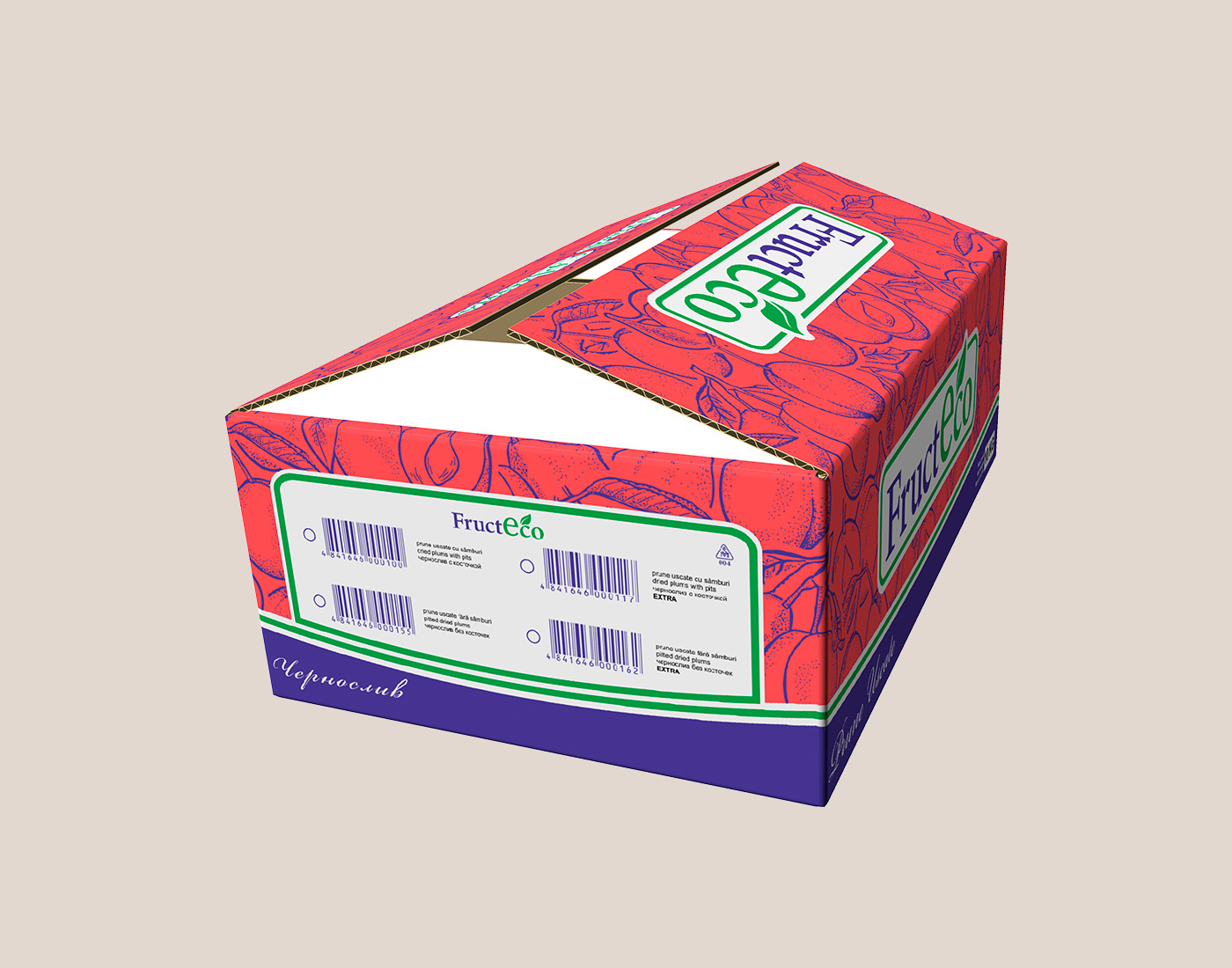 KKKi  картонная упаковка, плодоовощной короб